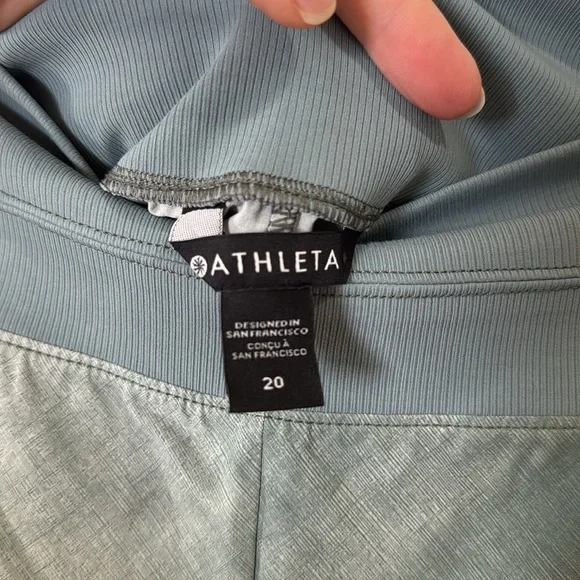 *NEW* ATHLETA NOLITA SLIM TAPERED PRINTED CROP PANT SIZE 20 - Picture 10 of 11